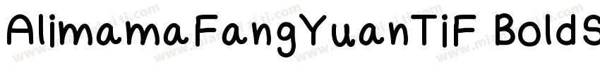 AlimamaFangYuanTiF BoldSquare字体转换